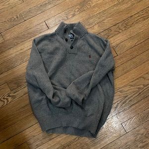 Polo by Ralph Lauren Three button pullover sweater